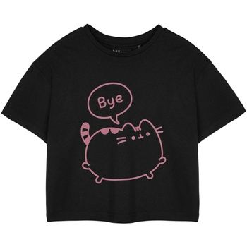 Pusheen Camiseta Bye para mujer