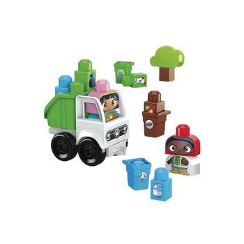 Mega Bloks Green Town Camión De Clasificación Y Recogida Set De Ensamblaje