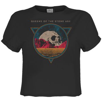 Amplified Clothing Camiseta manga larga Skull Planet para mujer