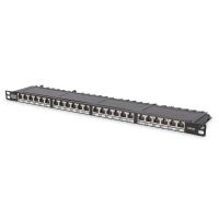digitus panel de parcheo 24 puertos cat6 clase e apantallado