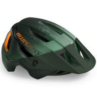 blue grass rogue mtb helmet - s54-56cm - rogue green orange matt