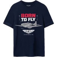 top gun camiseta born to fly para hombre