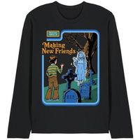 steven rhodes camiseta manga larga making new friends para mujer