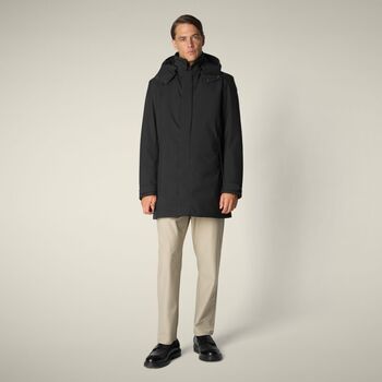 Save The Duck Abrigo D41584M WOLT21/3 SAM-10000 BLACK para hombre