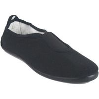 bienve zapatos lona 100 negro para mujer