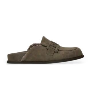 Twinset para mujer. 252TCP210 Zuecos Sbot gris (36), Plano, Ninguno, Casual