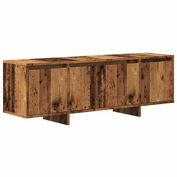 Mueble De Tv Madera Ingeniería Madera Envejecida 120x30x40,5 Cm