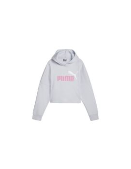 Sudadera Casual Puma Ess Logo Cropped Hoodie G Niña