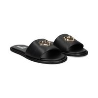 love moschino sandalias planas mujer - negro talla 41