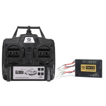 Sistema de control remoto de transmisor de placa principal 7.0S +2.4G para modelo de tanque Heng Long 1/16 Rc