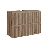 mueble bajo lavabo takumi 80 x 58 cm con 2 cajones vicco