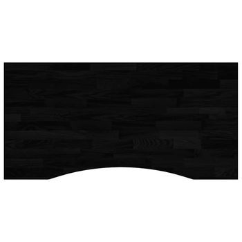Tablero Escritorio 100x50x2,5cm Rectangular Madera Maciza Roble Vidaxl