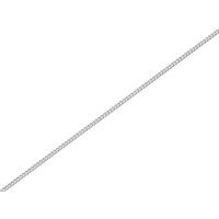 Silver 1mm Wide Curb Chain - 18in - F8910