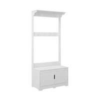 perchero lysa 80 x 180 cm con 2 puertas vicco