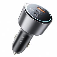 toocki sd-033 cargador de 200w usb pd de 3 puertos con usb-a  2 usb-c pd qc4 afc pps scp fcp carga rapida con led azul