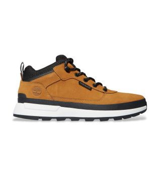 Timberland para hombre. TB1A2A152311 Zapatillas de piel Field Trekker marrón (45), Plano, Cordones, Casual