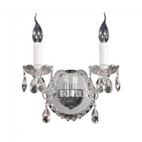 aplique de pared kristall 2 luces