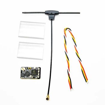 Receptor ELRS NANO RC de 2.4GHz con antena T para dron de carreras FPV RC