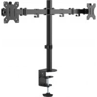 vision vfm-dpd2b soporte monitor abrazadera mesa 13 a 27 vesa 75x75 a 100x100 max 16kg
