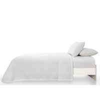 colcha bouti salerno blanco clara vidal - elegante colcha de alta calidad para decorar tu dormitorio