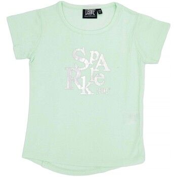 Leone 1947 Tops y Camisetas Girl T-Shirt Short Sleeves Sparkly para niña