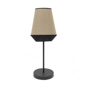 Sobremesa Saco/negro modelo Campana 1xE14 FABRILAMP