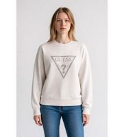 guess para mujer w6rq16kb681 sudadera triange cn studs beige xs casual algodon