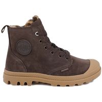 palladium botas boots pampa hi zip wl wild - dark cocoa para mujer
