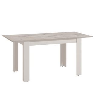 Mesa de comedor extenisble en color cemento 75 x 80 x 140-180 cm