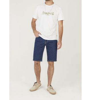 Pepe Jeans para hombre. PM80000385CB Pantalón corto Straight Cash azul (34), Casual, Algodón, Denim
