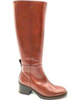 de wonders bota alta tacon 3 cm marron