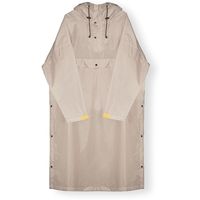 lemon jelly abrigo poncho rainy 04 - dusty nude para mujer