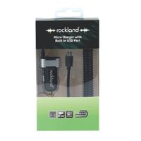 micro charger with built in usb port