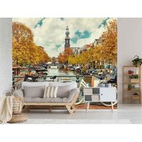 fotomural vinilo canal de amsterdam 600 x 300 cm