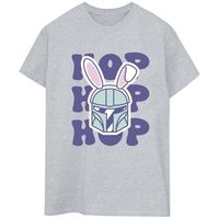 disney camiseta manga larga the mandalorian hop into easter para mujer