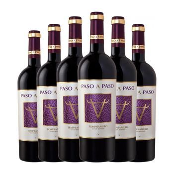 Volver Vino Tinto Paso A Paso Vino Joven 75 Cl 13.5% Vol. (pack De 6 Unidades)