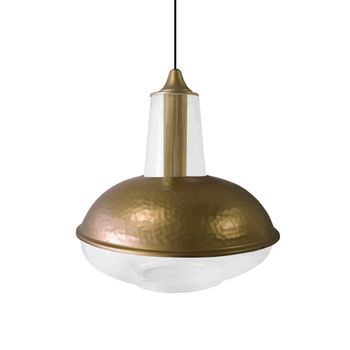 Lámpara de suspensión  vidrio bronze D31 cm