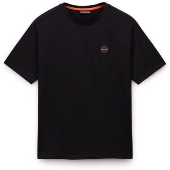 Napapijri Tops y Camisetas S-BADGE - NP0A8949-9411 BLACK BEUTY para hombre