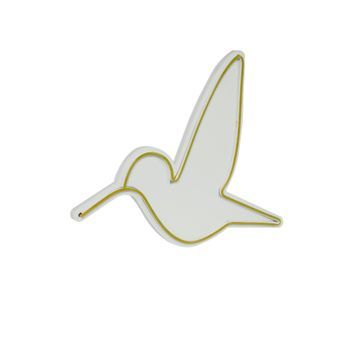 Iluminación Led Decorativa De Plástico Little Bird Amarillo