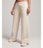 superdry para mujer w7010904a joggers rectos con efecto lavado blanco roto xl