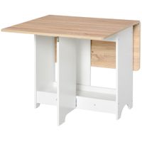 homcom mesa consola abatible con estante mesita de salon plegable   aosom espana