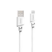 cable lightning hama 3 m usb a macho blanco