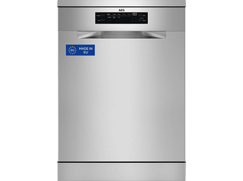 Lavavajillas - AEG FFB74927ZM, 14 servicios, 8 programas, 60 cm, Sistema AirDry, Inox
