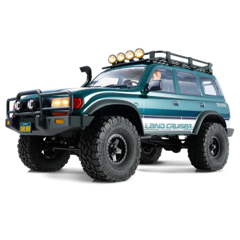 FMS FCX10 OVR LC80 RS para TOYOTA Land Cruiser 1/10 2.4G 4WD verde, automóvil RC sin escobillas, Rock Crawler, todoterre