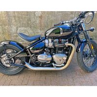 sistema de escape triumph bonneville 1200 bobber e4 mass hot rod 2-2
