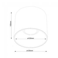 foco de superficie alfa led dim 25w