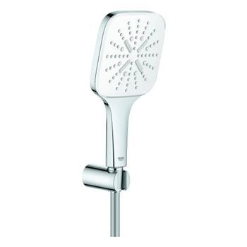 Conjunto De Ducha Con Soporte Grohe Rainshower Smartactive 130 Cube 3 Chorros White, 26589ls0