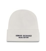 ax armani exchange para hombre xm001637af16950u0009 gorro milano asv blanco roto osfa casual poliester