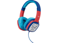 auriculares infantiles - isy ihp-1001-bl de diadema con cable jack de 35 mm cartas y ceras azul