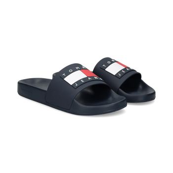 Tommy Hilfiger Sandalias Planas Mujer - Azul Marino Talla 39